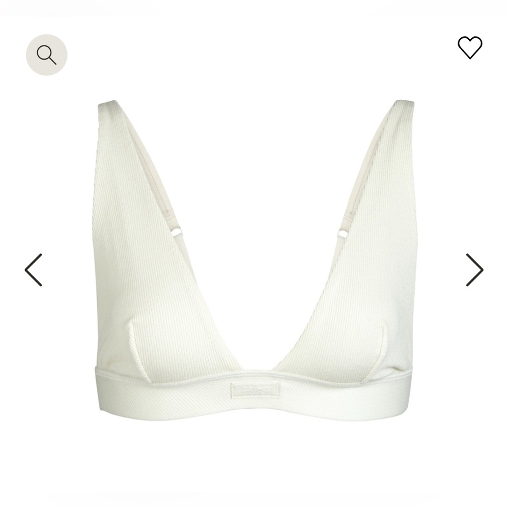 SKIMS Plunge Bralette Bone L
